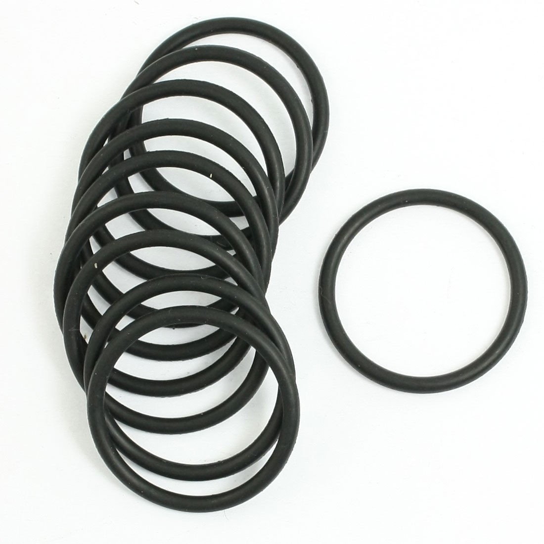 10 Pcs 30mm x 2.5mm Mechanical Rubber O Ring Oil Seal Gaskets