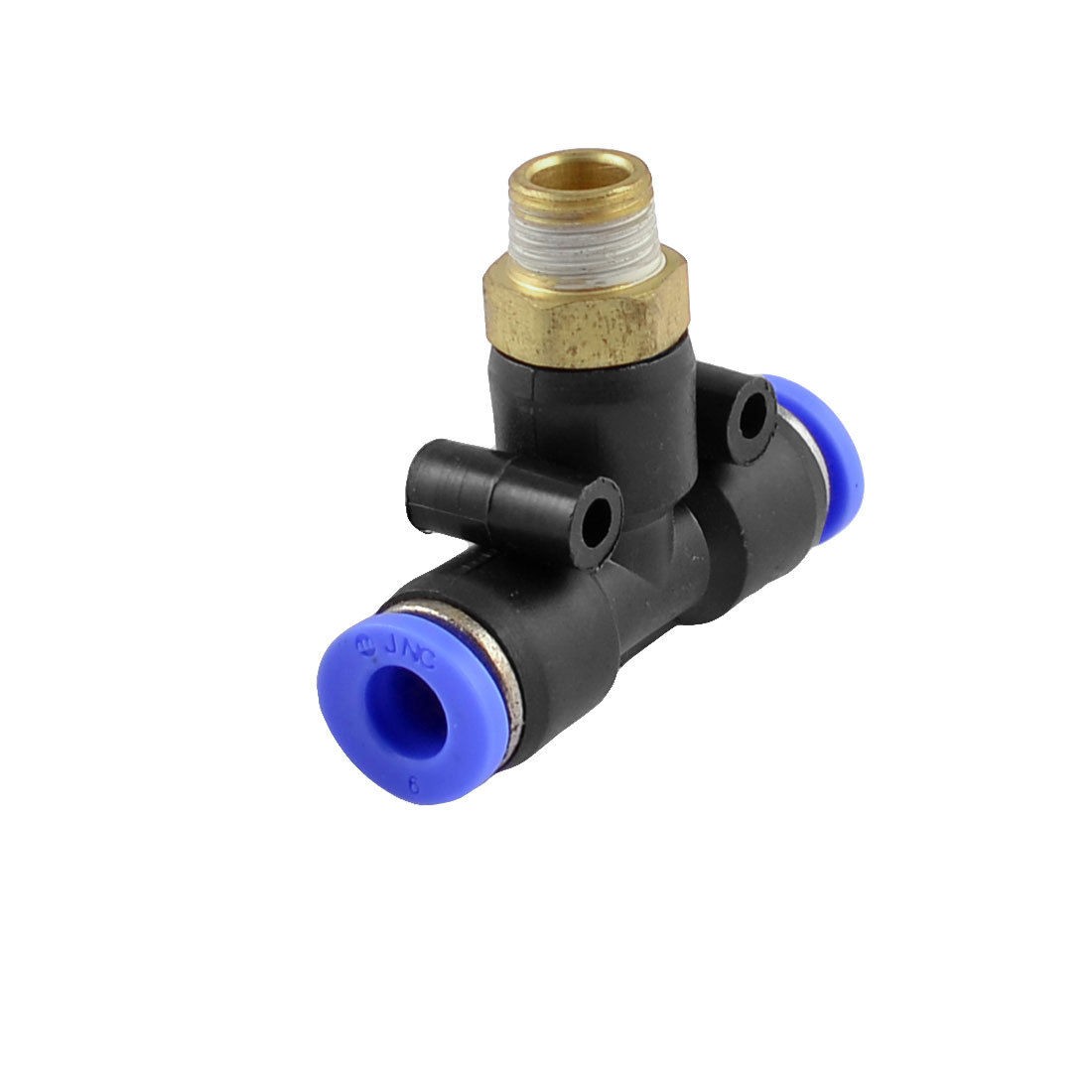 6mm x 9mm Male Thread Tee Shaped Quick Joint Push In Connectors