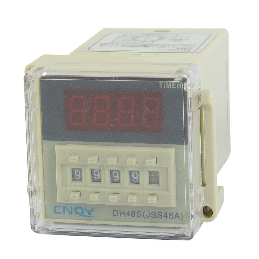DH48S-11 LCD Display Time Timer Delay Relay 11-Pin DPDT 0.01S-99H99M AC 110V