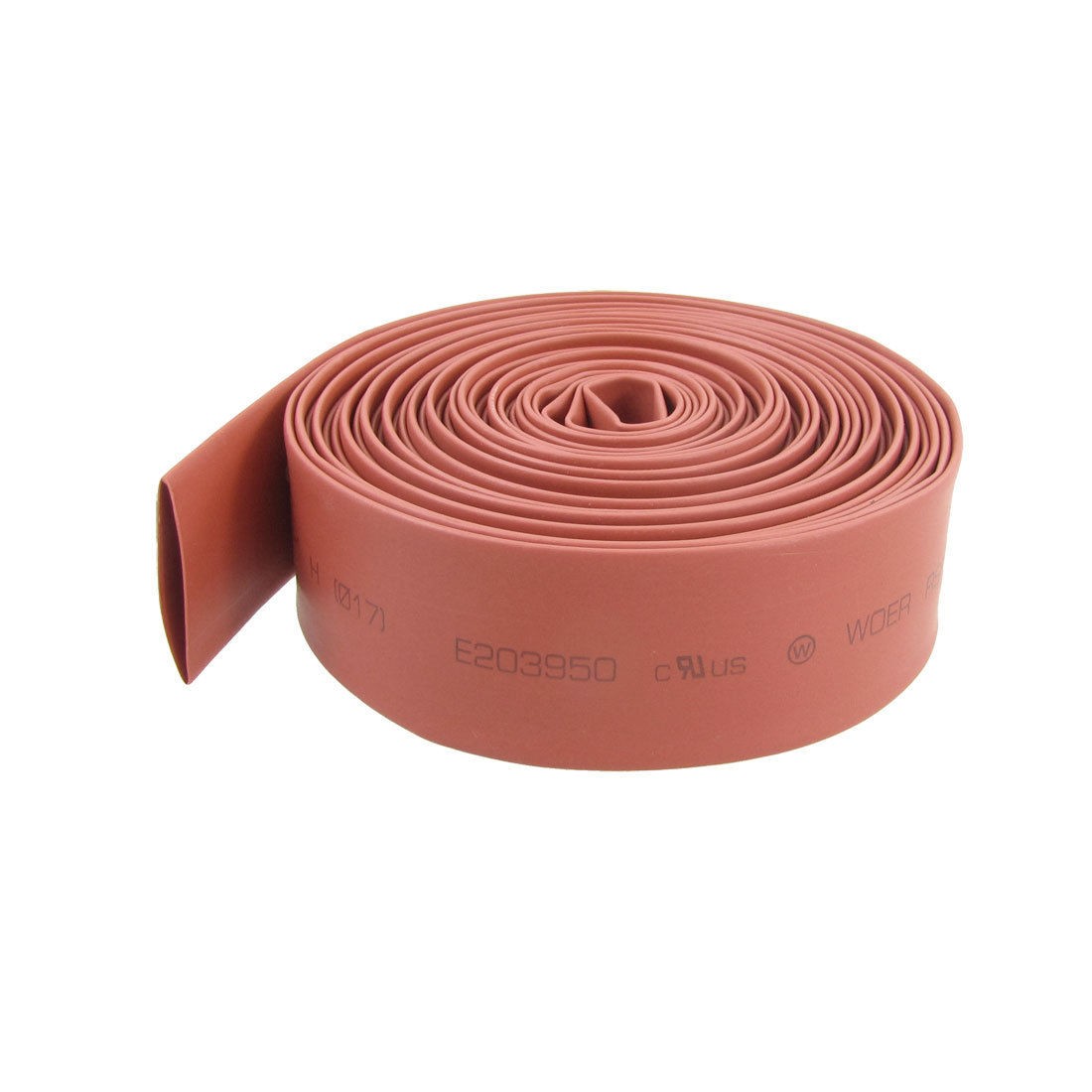 17mm Dia. Heat Shrinkable Tube Shrink Tubing 6M 19.7ft Red