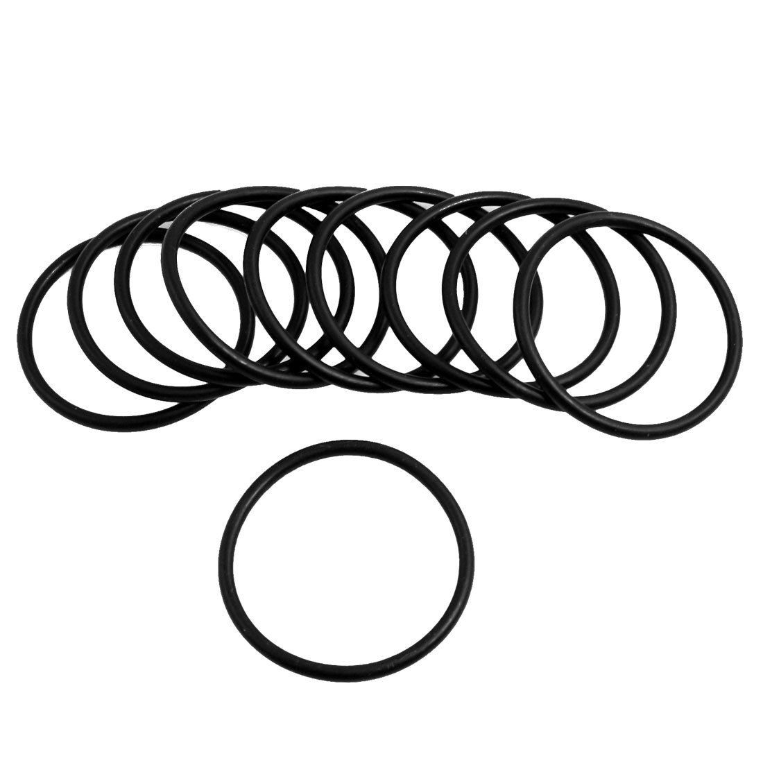 10 x Mechanical O Rings Oil Seal Sealing Washers Black 37mm x 2.5mm