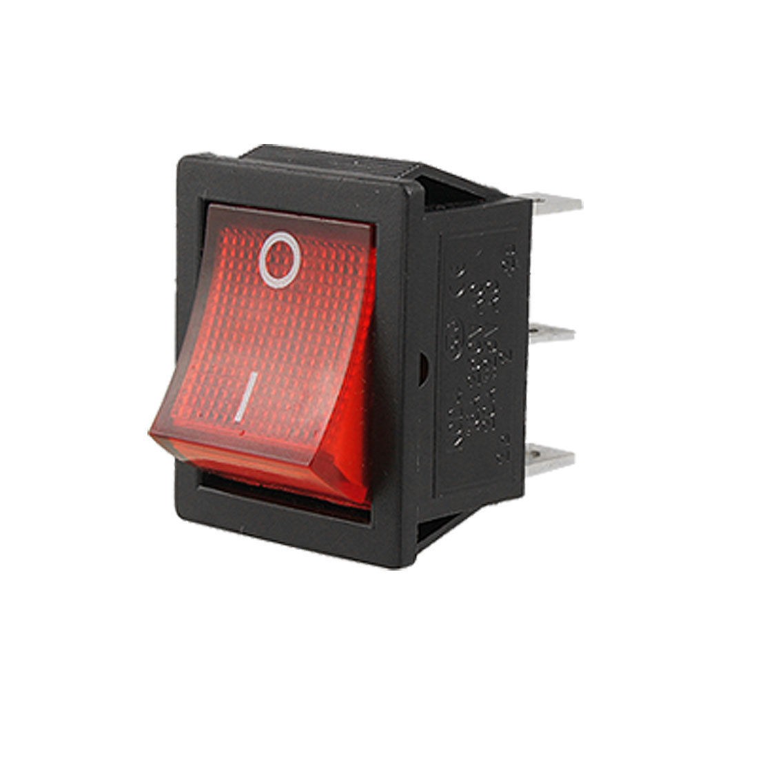 AC 16A/250V 20A/125V Red Light DPDT ON/ON Snap in Boat Rocker Switch 29x21.5mm