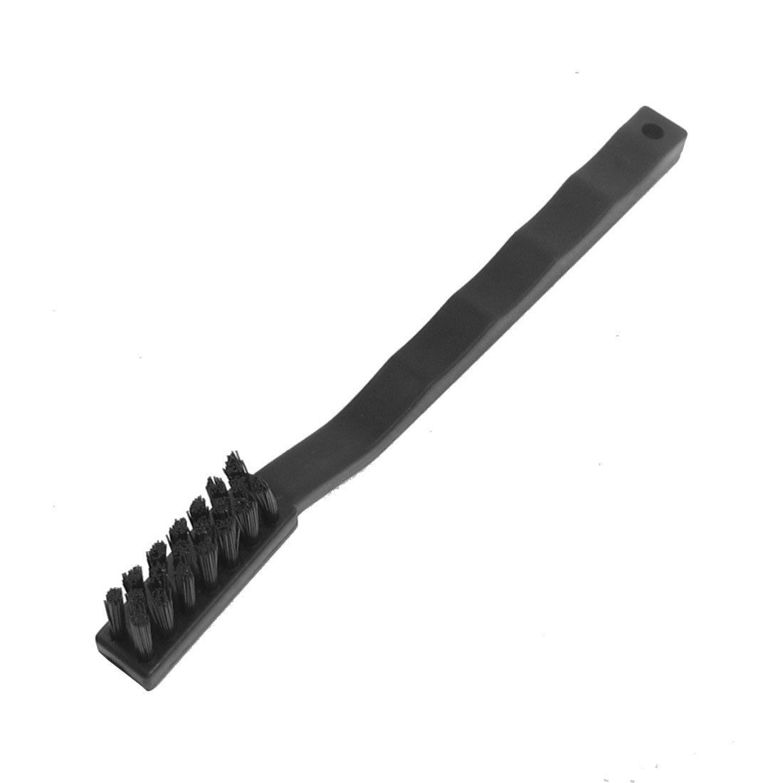 Waved Plastic Handle PCB Circuit Board Anti Static Brush Black 7" Long