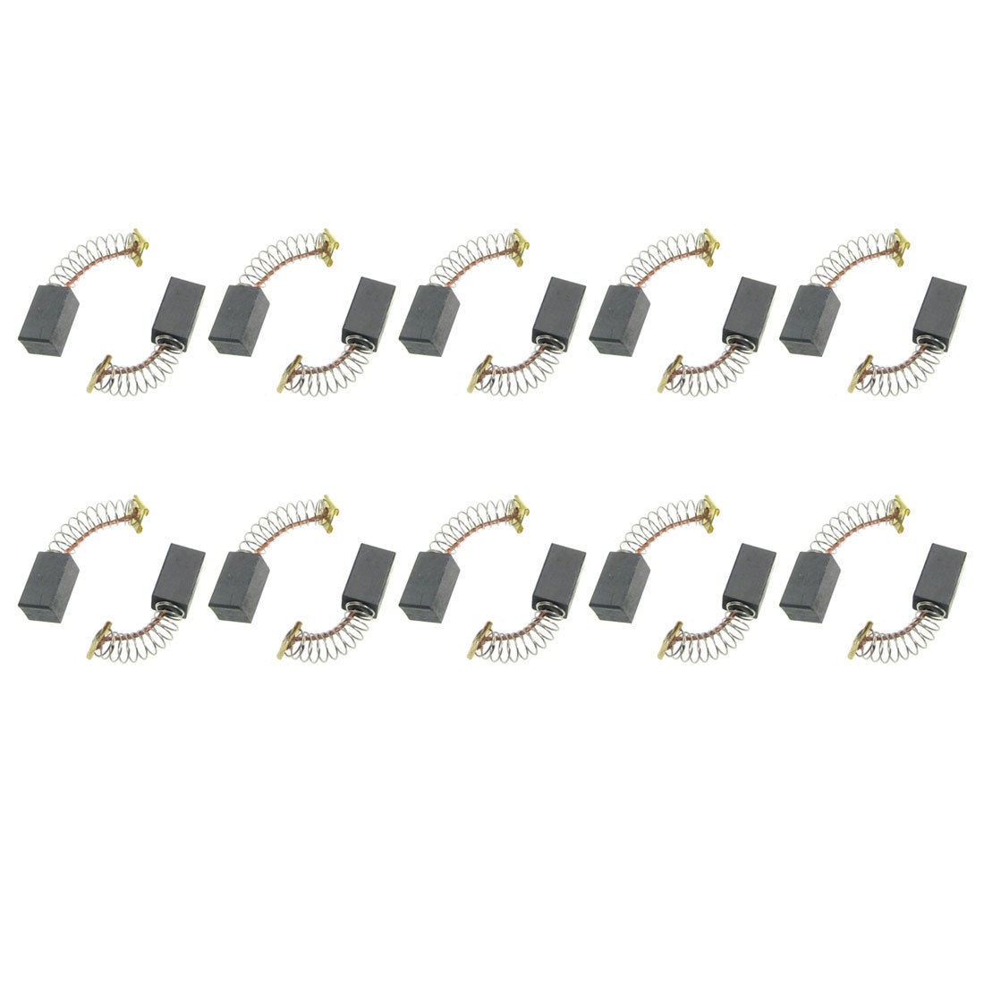 10 Pcs Spring Type Electric Drill Motor Carbon Brushes 15/32" x 7/25" x 15/64"