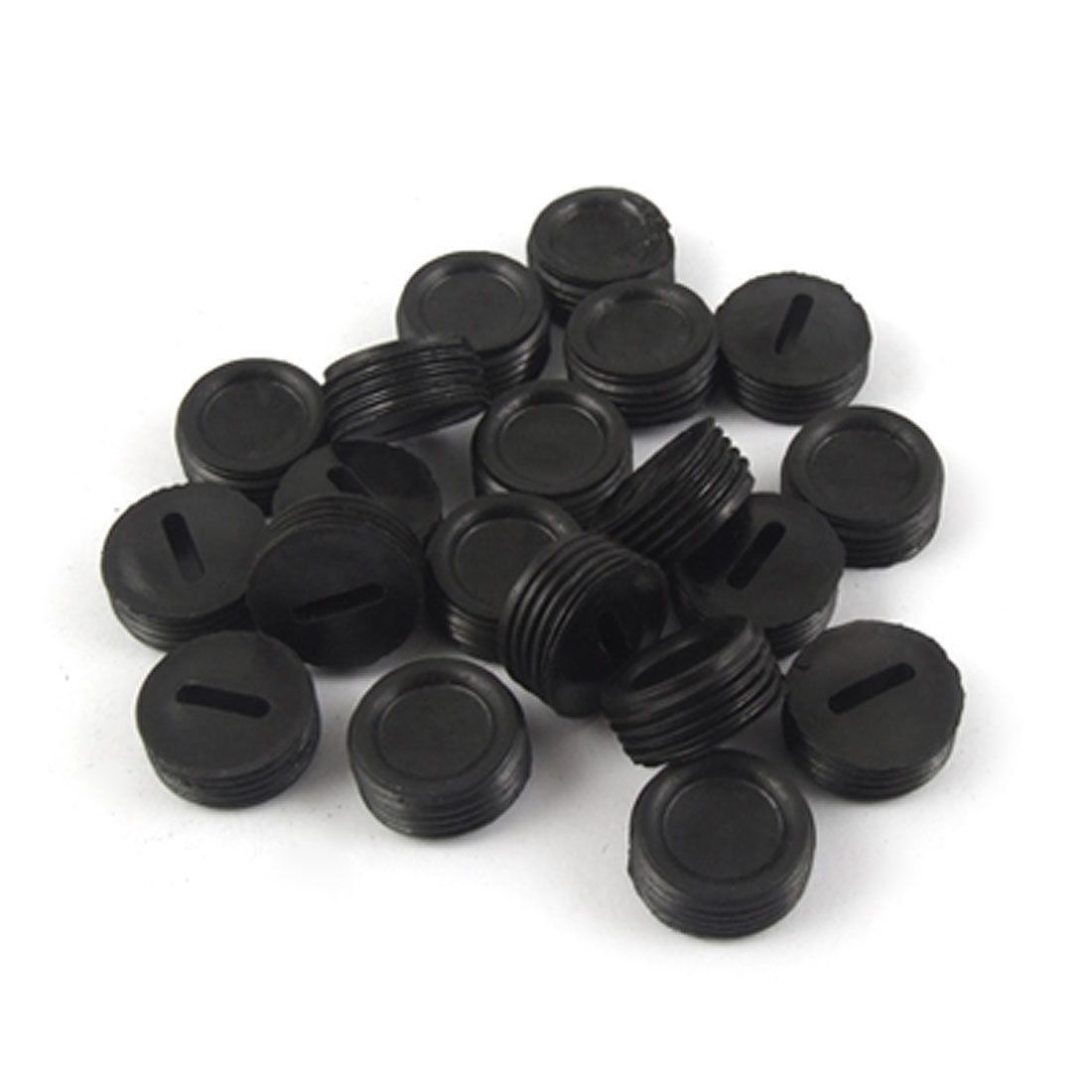 20 Pcs Plastic 13mm Diameter Carbon Brush Holder Cap