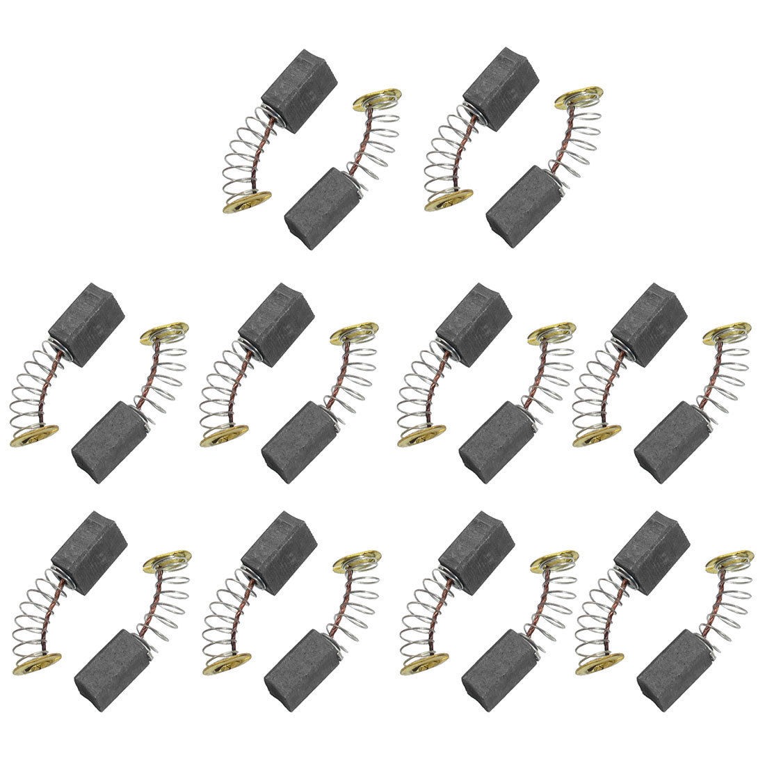 20 Pcs Spring 33/64" x 5/14" x 15/64" CB408 Carbon Brushes for Makita Motor