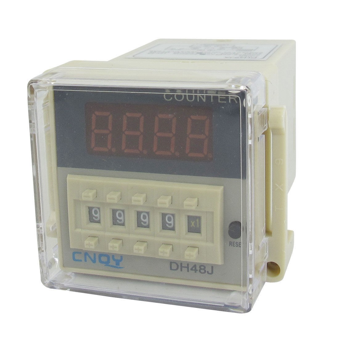 DH48JA 1-999900 LED Display Digital Counter Relay AC 110V 50/60Hz