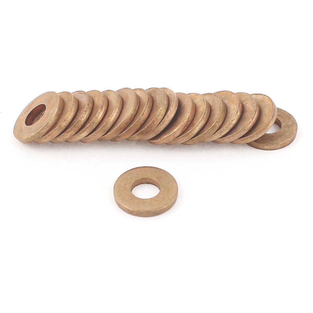20pcs 6mmx14mmx2mm Copper Flat Washer Ring Oil Brake Line Seal Fitting Fasteners