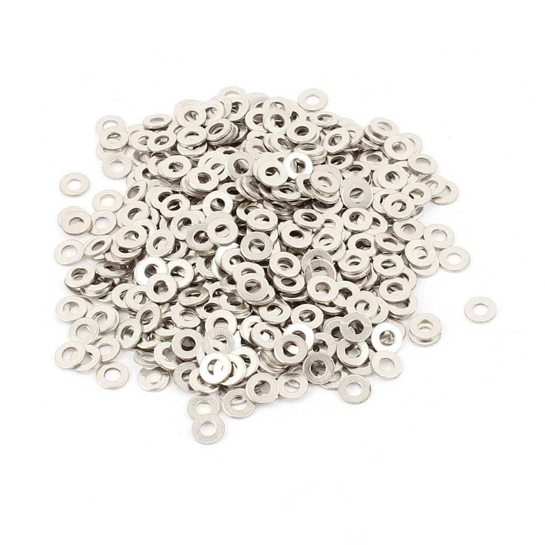 500pcs 2mmx4mmx0 5mm Spring Screw Flat Metal Washer Spacer Fastener