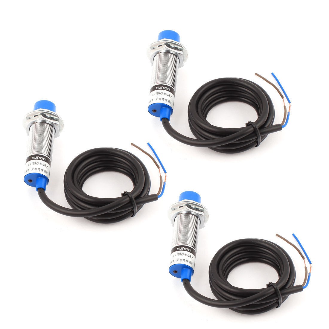 3pcs LJ18A3 8 J EZ AC 90 250V 300mA 8mm 2 Wire Inductive Proximity Sensor Switch