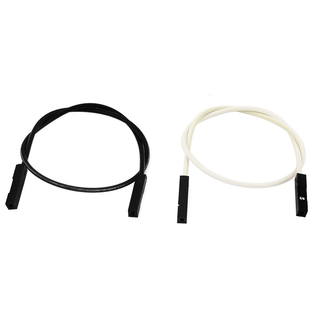 2pcs 2 54mm Pitch 1 Pin F F Female to Female Breadboard Jumper Wire 20cm Long