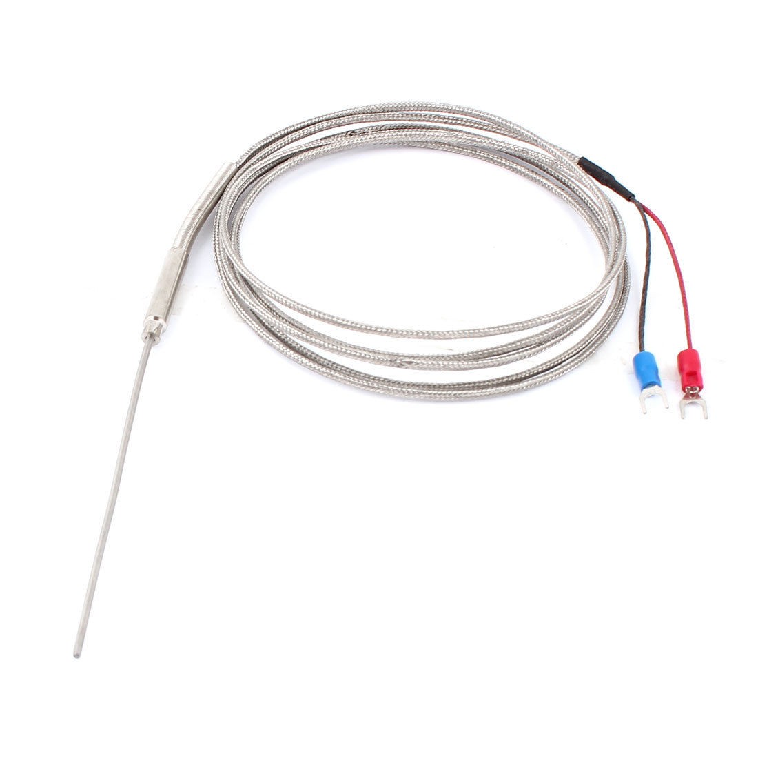 100 x 2 0mm Probe K Type Temperature Thermocouple Sensor 0 400C 2M