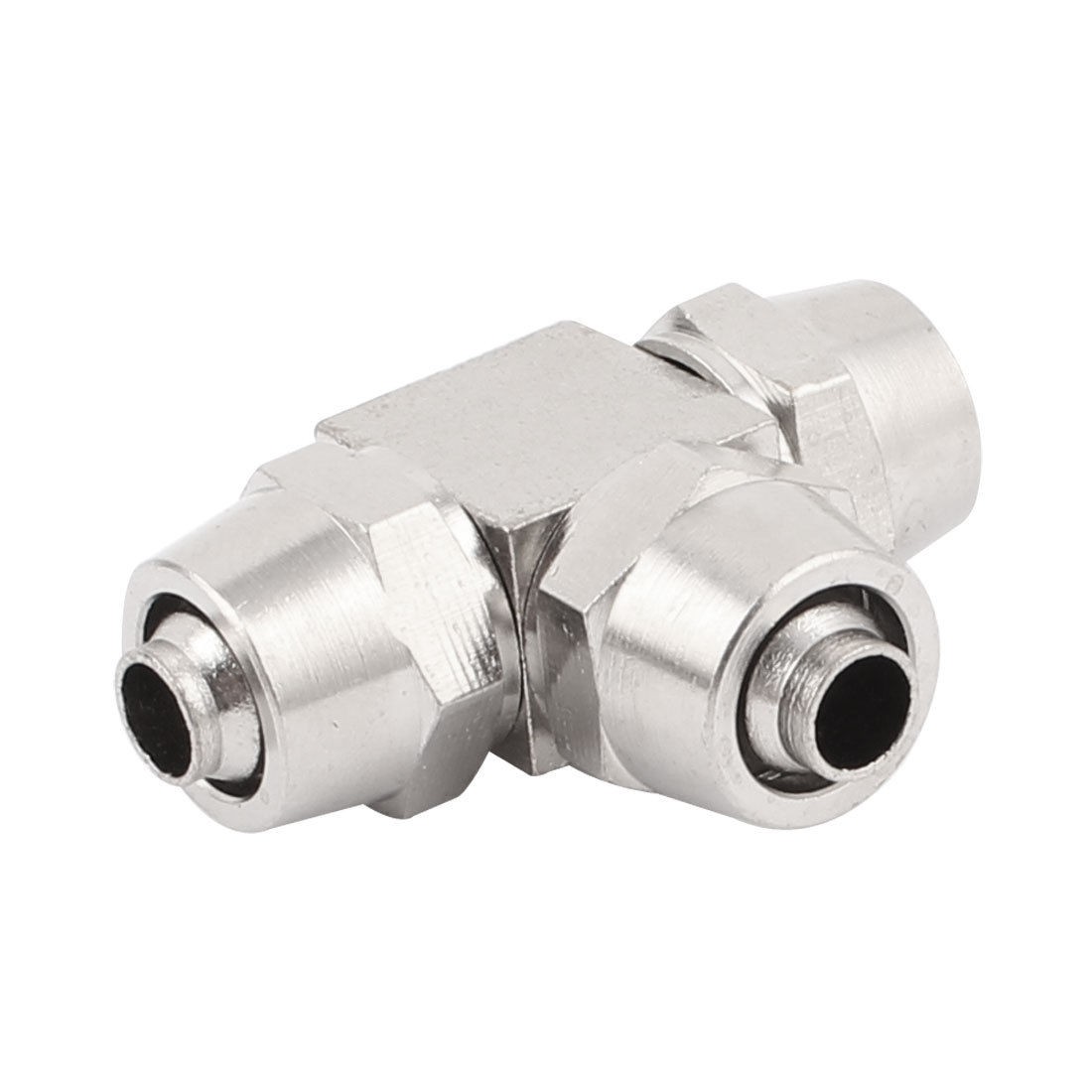 T Shape 3 Way 5mmx8mm Tube Pneumatic Quick Coupler Connector