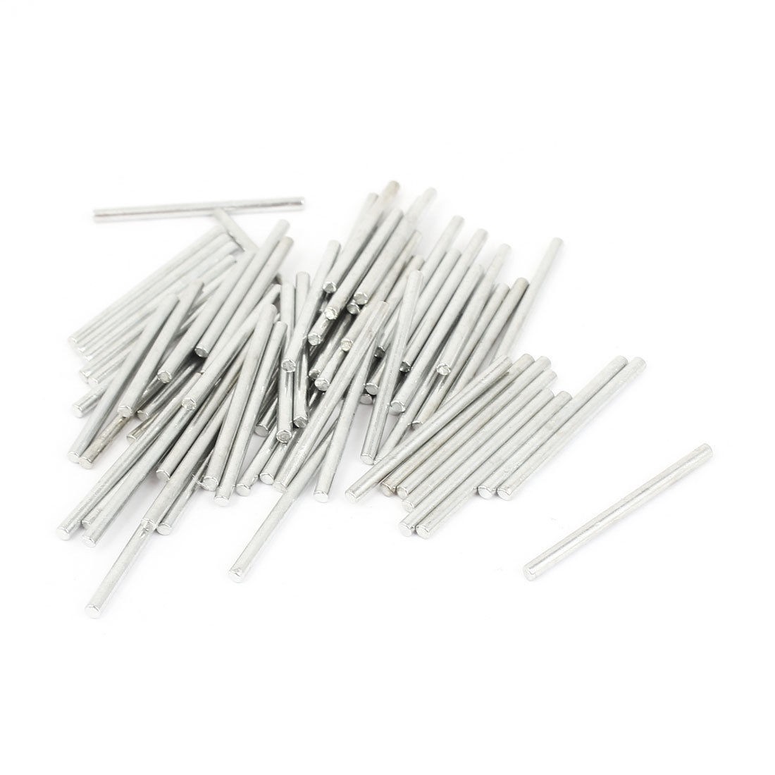 100pcs DIY RC Car Toy Model 2x30mm Straight Metal Round Shaft Rod Bars