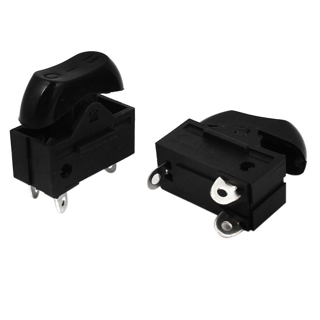 AC 250V 6A 125V 10A Hair Dryer Part SPST 3 Pin 3 Position Rocker Switch 2 Pcs