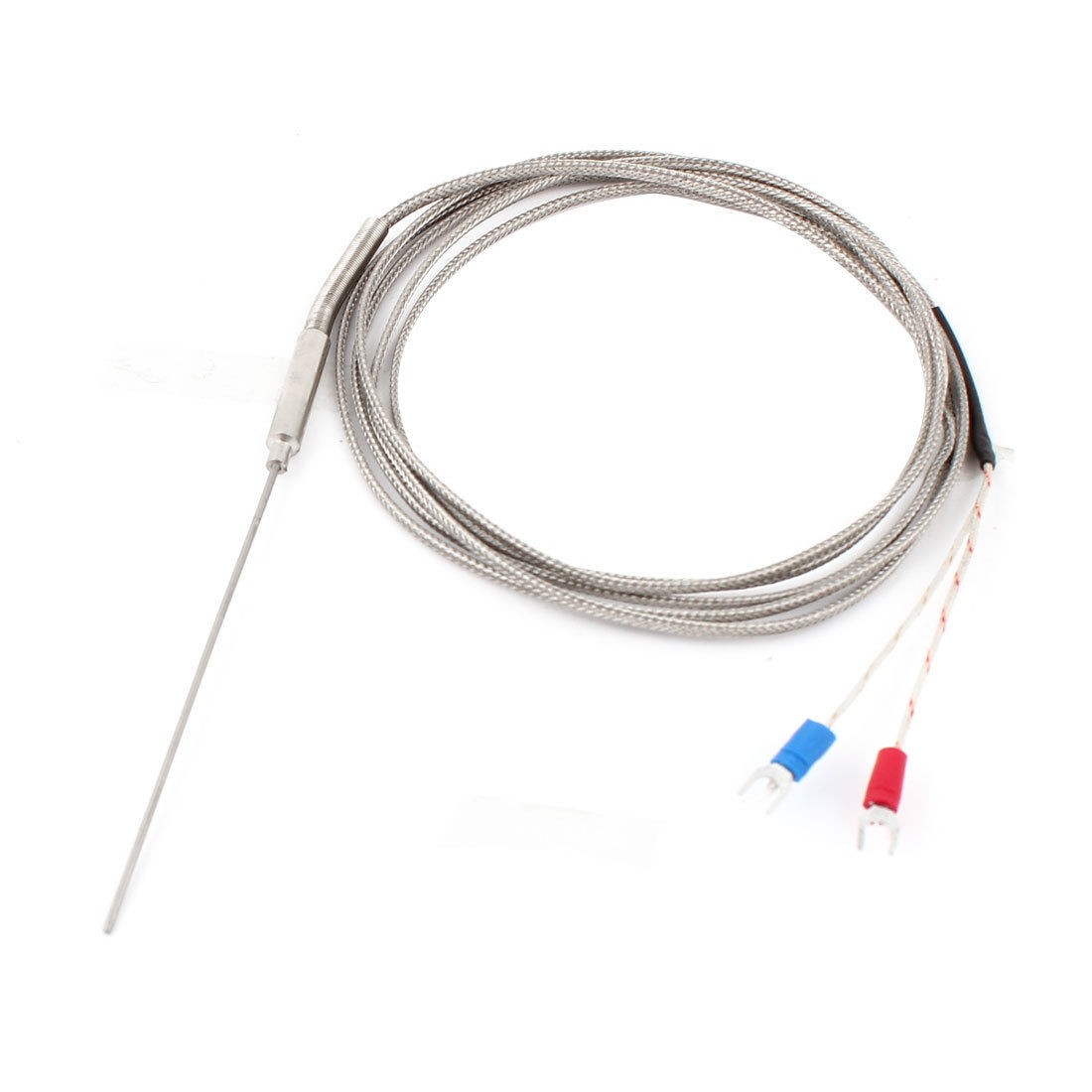 1.5 x 95mm Probe J Type Temperature Thermocouple Sensor 0-400C 2M