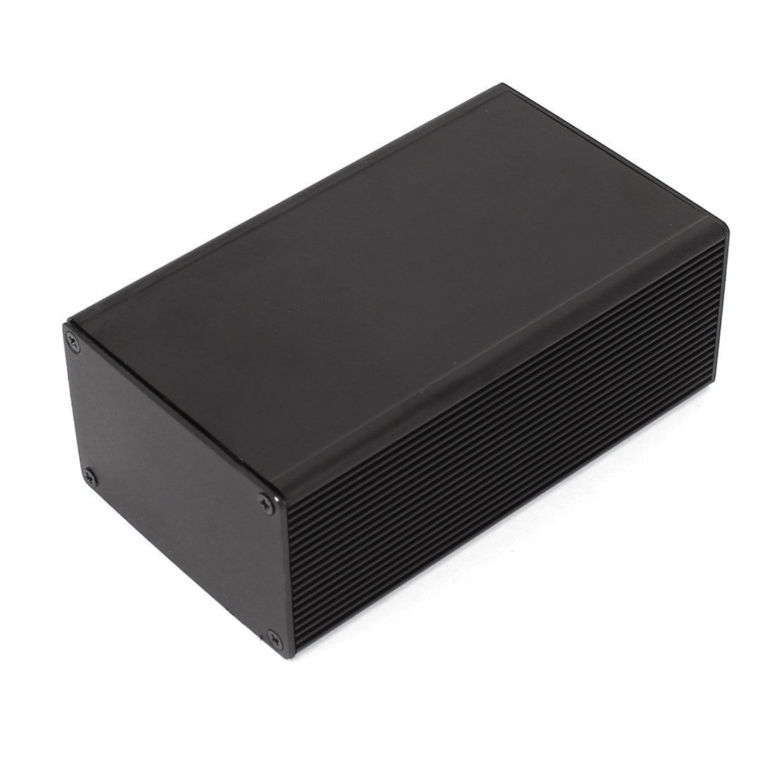Aluminum Project Box Enclosure Case Electronic Power DIY 110x66x43mm Black