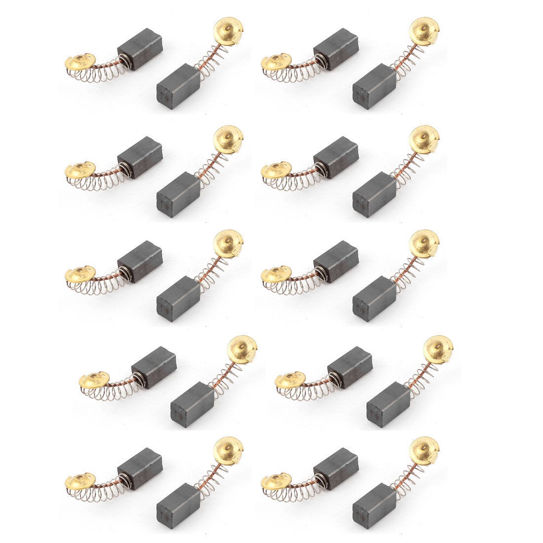 10 Pairs Repair Part Motor Carbon Brush 13 x 7 x 6mm for Hitachi 999021