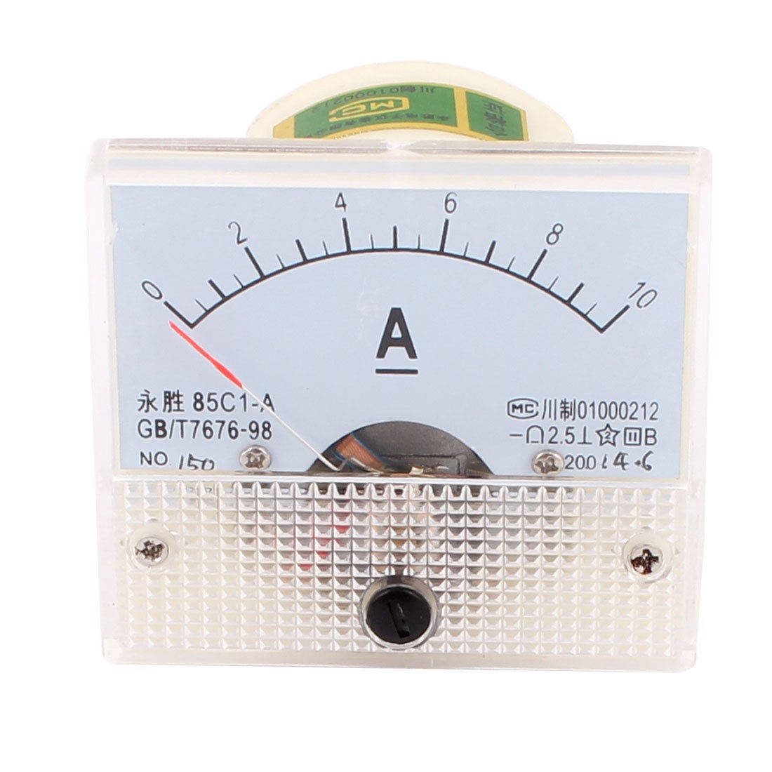 85C1 Analog Current Meter Ammeter Gauge Class 2 5 DC 0 10A