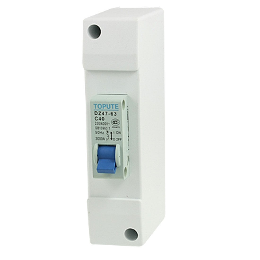 40A 1 Pole AC 230V 400V Miniature Overload Covered Circuit Breaker