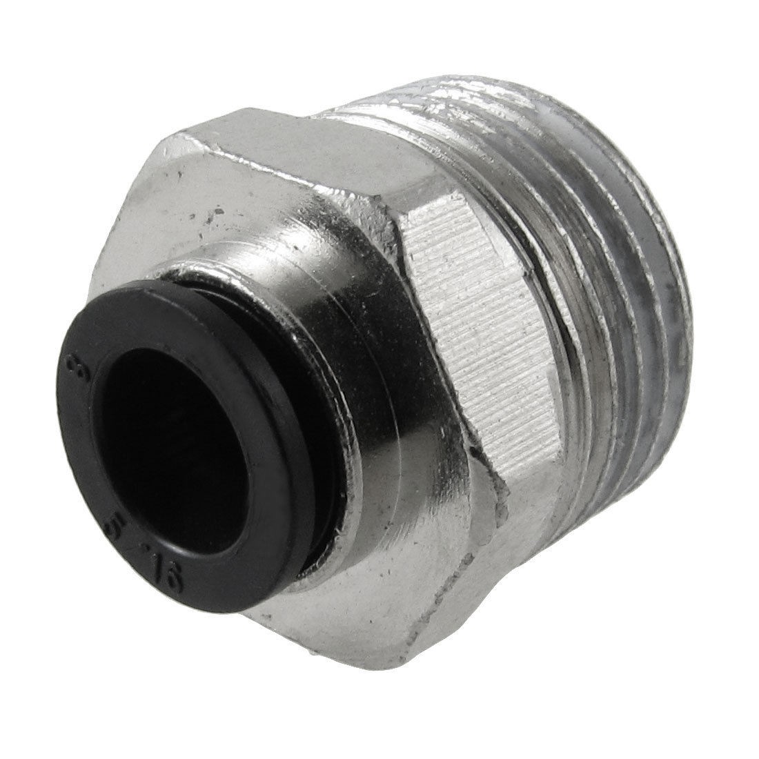 Pneumatic 8mm 5/16" One Touch Connector Straight Quick Fitting Bvveh