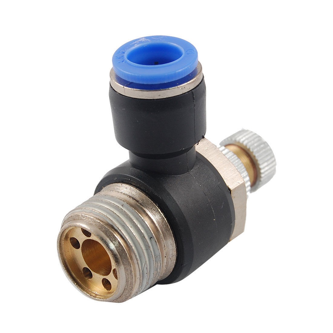 20mm Threaded Pneumatic Speed Controller for 10mm Diameter Tube