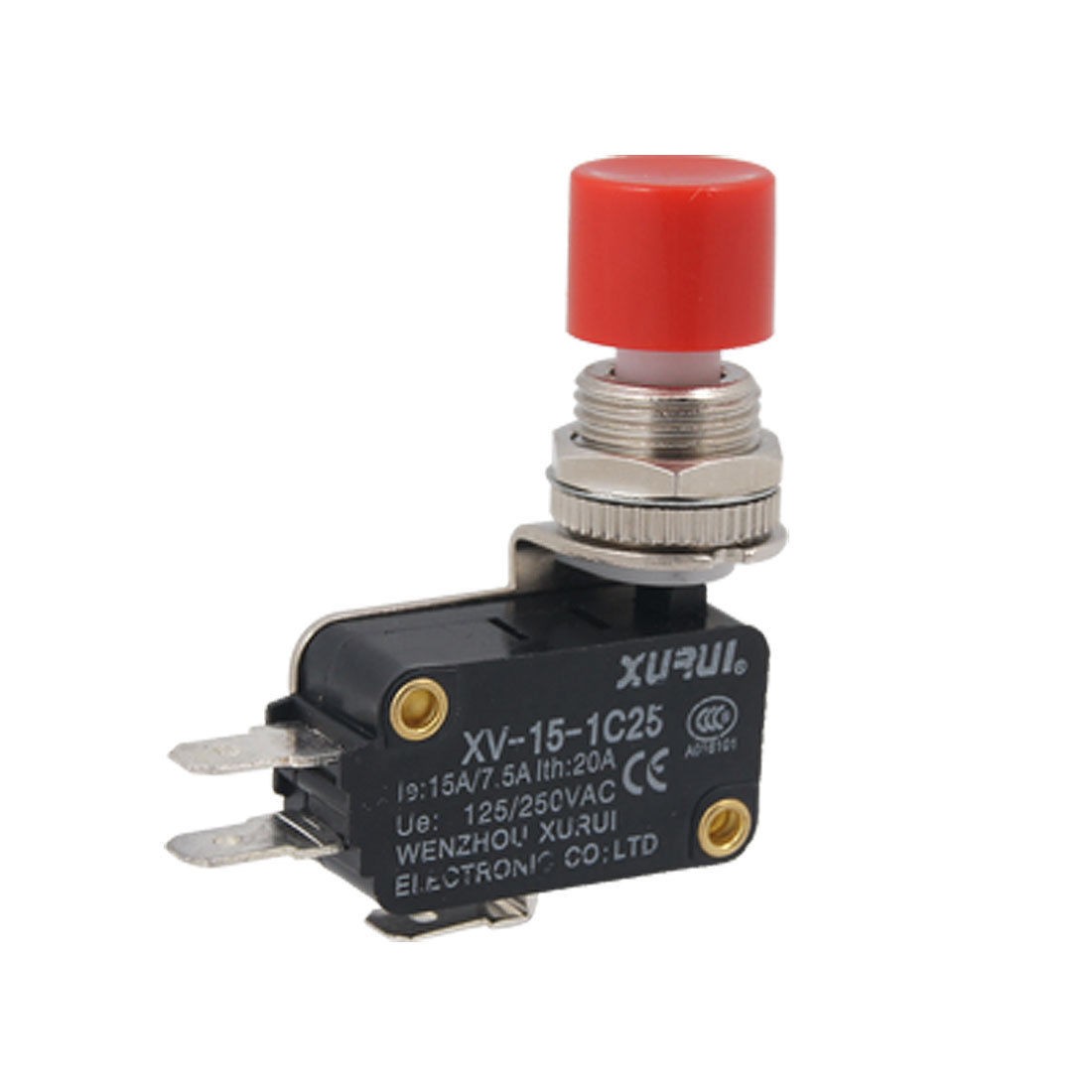 3-Terminals Push Button SPDT Miniature Micro Switch