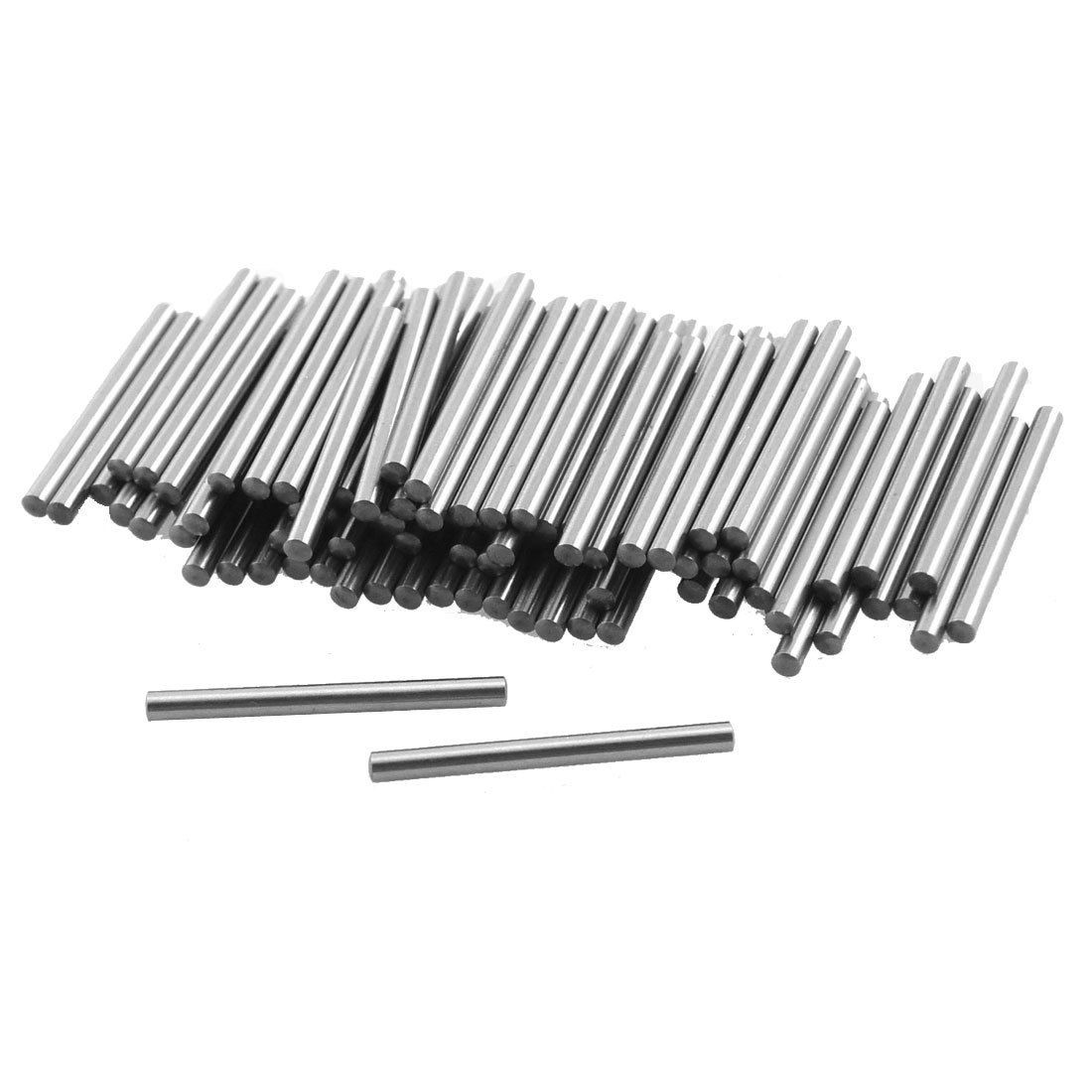 100 Pcs Stainless Steel 1.35mm x 15.8mm Cylinder Dowel Pins Fasten Elements
