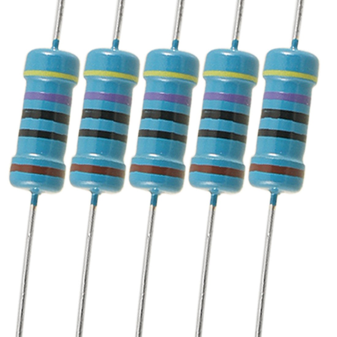 200 Pcs Axial Lead Metal Film Resistor 470 Ohm 1W 1%