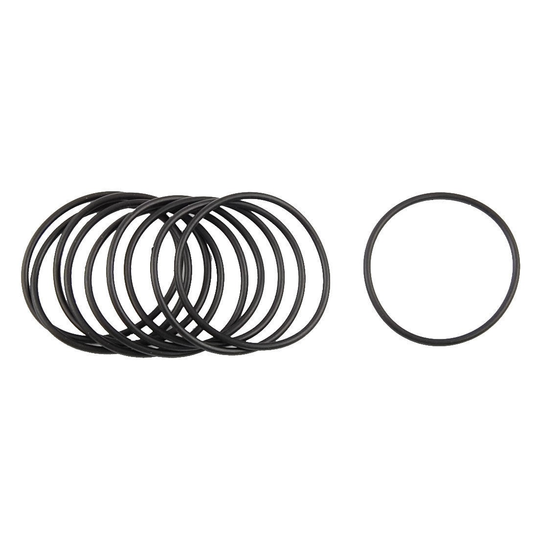 10 Pcs 37mm x 41mm x 2mm Nitrile Rubber Sealing O Ring Gasket Washer