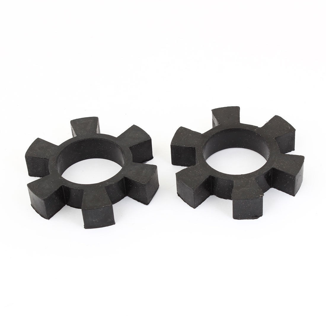 2.5" OD Rubber Center Spider Coupler Dampers Spider Cushions Black 2pcs