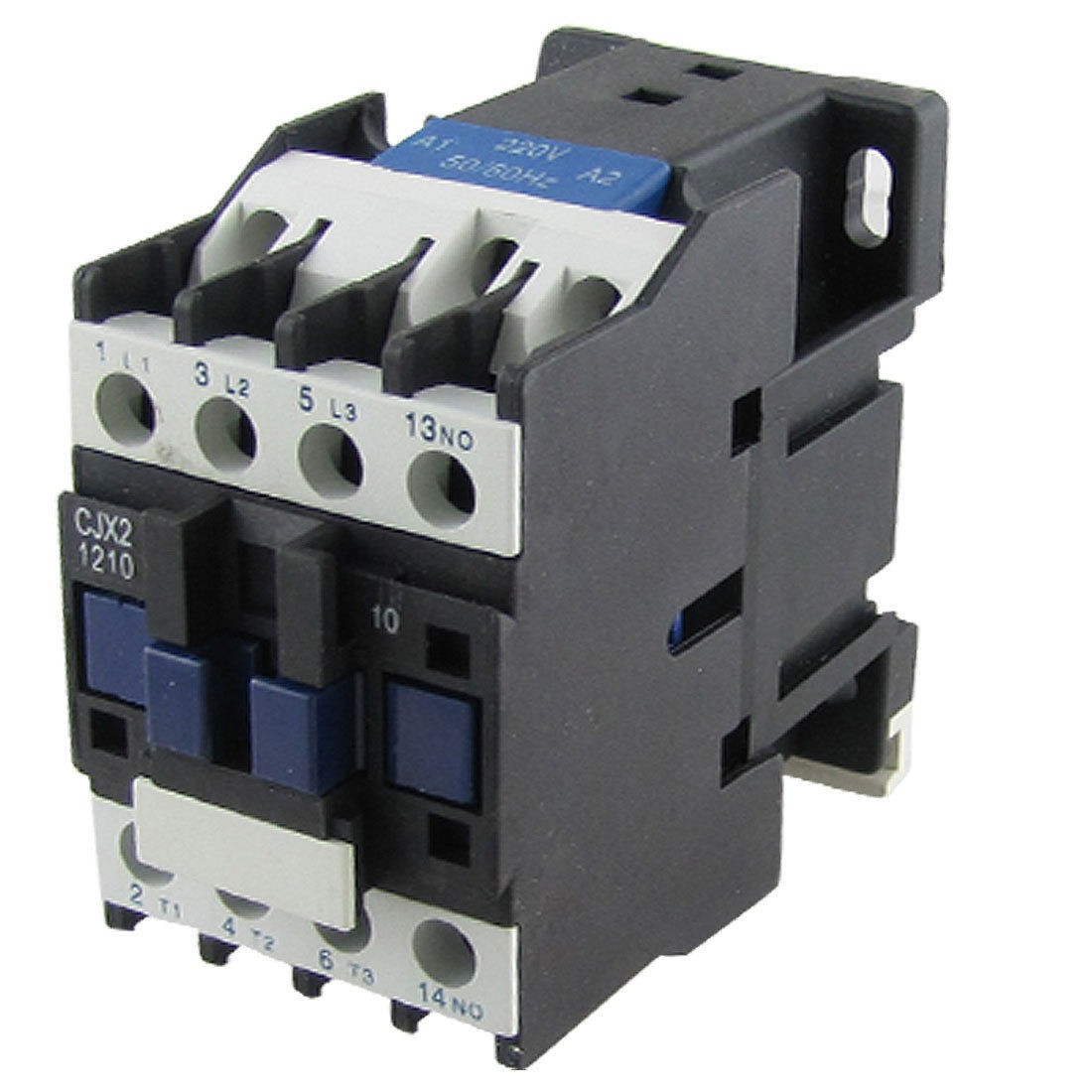 CJX2-1210 660V Ui 12A 3 Poles 1NO 220V 50/60Hz Coil AC Contactor