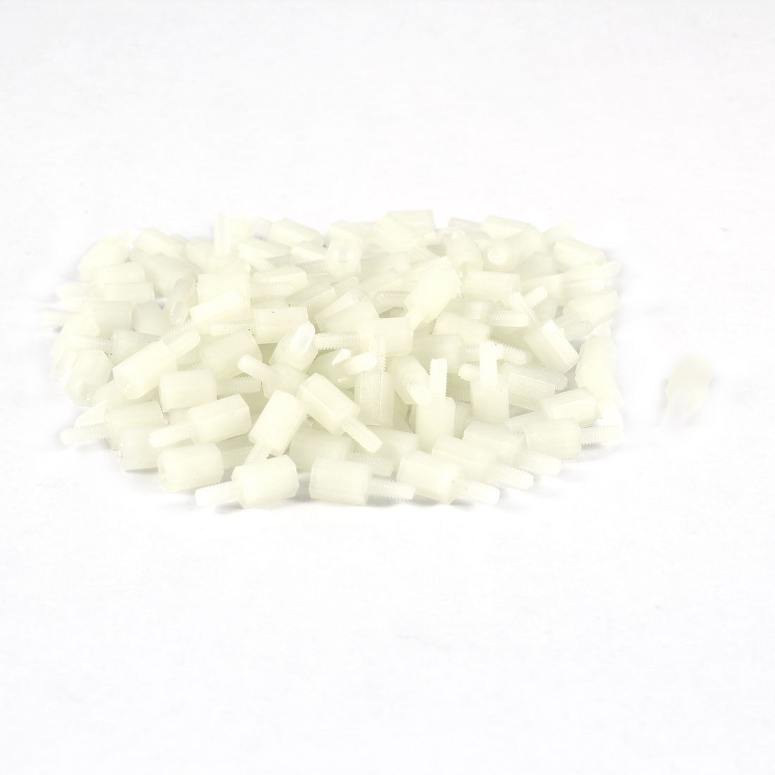 120 Pcs M2 x 6mm + 6mm PC Board Hexagonal Hex Threaded Spacer