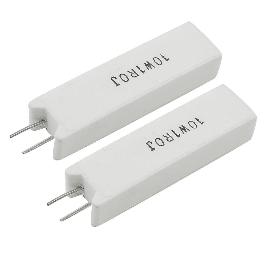 2 x 1K Ohm 10 Watt Wirewound Radial Ceramic Cement Resistors