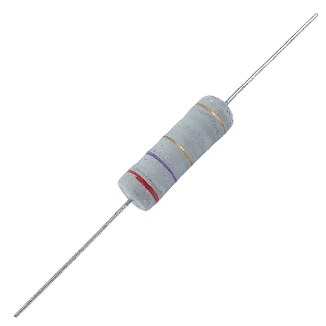 50 Pcs 5W 2.7 ohm Axial Lead Metal Oxide Film Resistors
