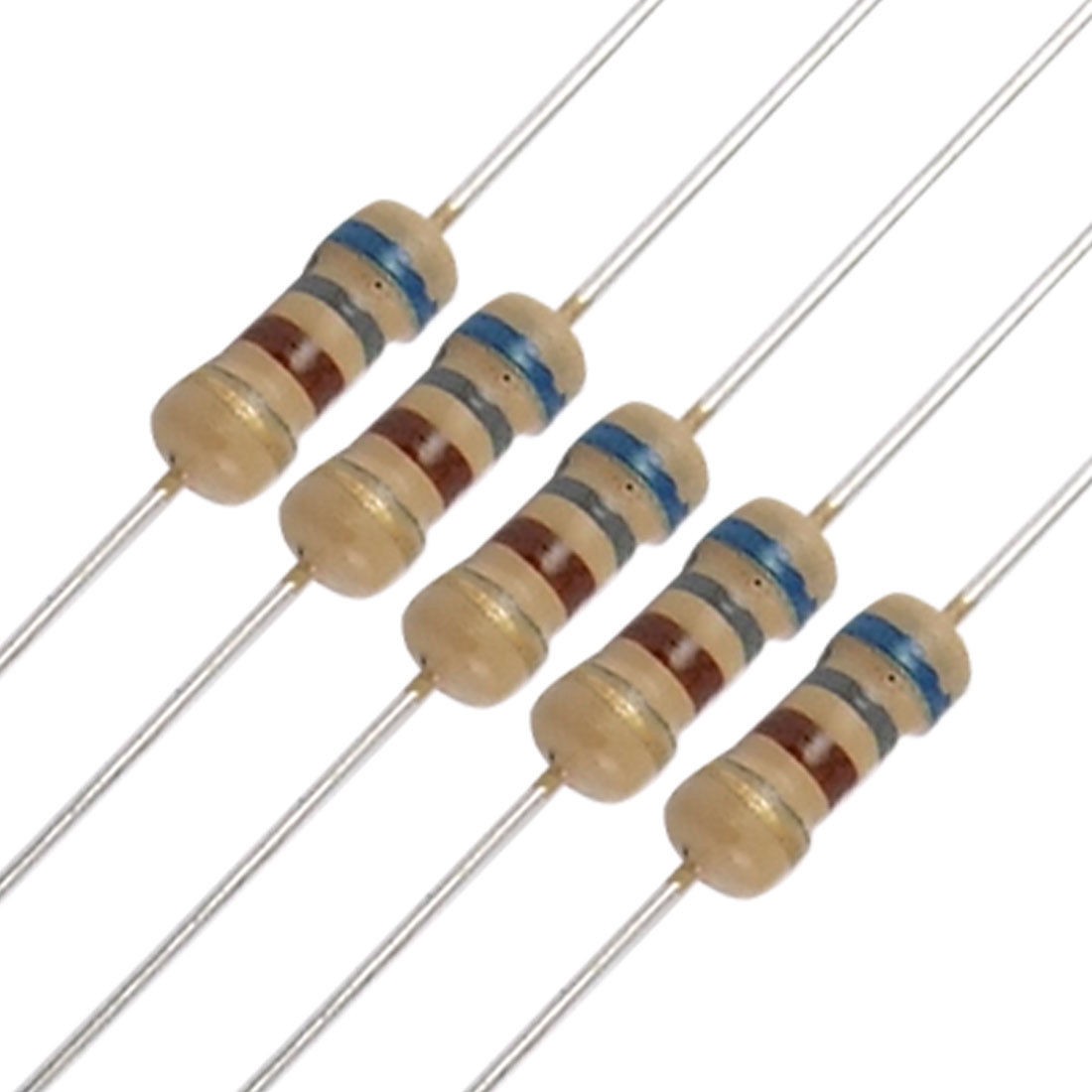 100 x Resistors 680 ohm OHMS 1/4W 250V 5% Carbon Film 