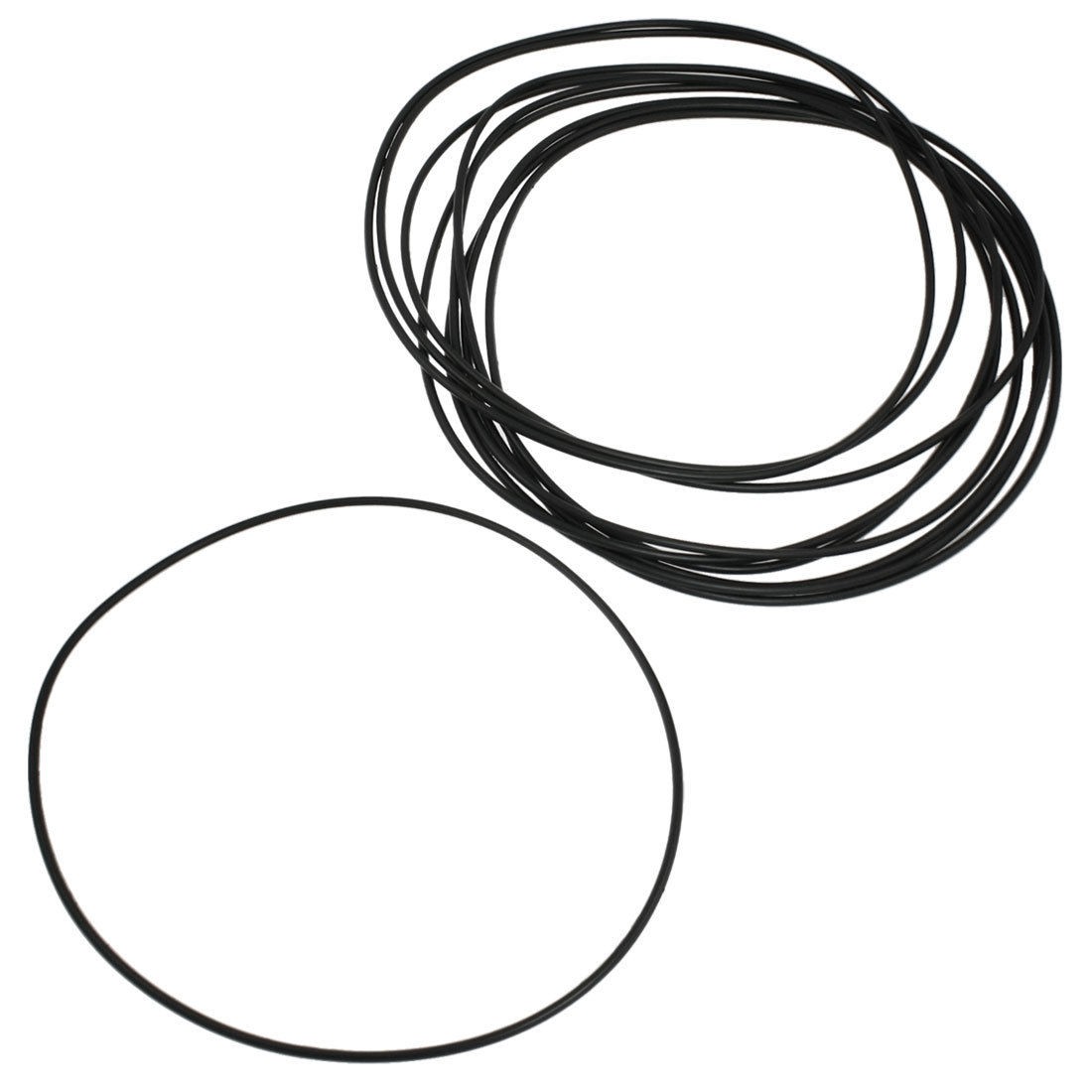 10 Pcs 220mm x 3.5mm Flexible Nitrile Rubber O Rings NBR Washers
