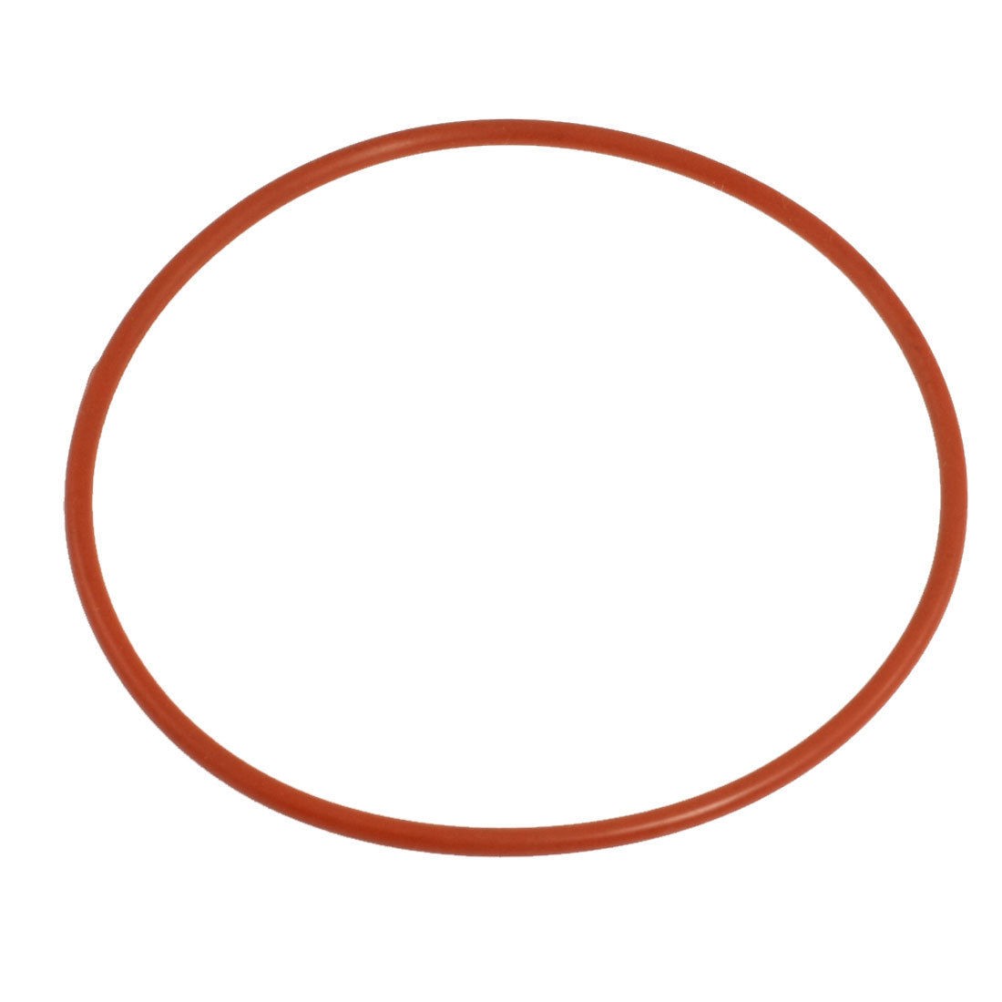 98mm x 105mm x 3.5mm Brick Red Industrial Silicone O Ring Seal Gasket