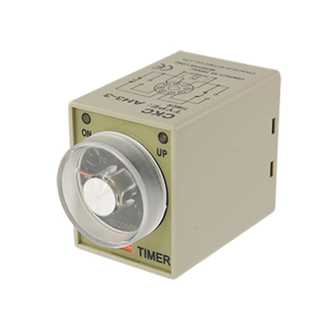 AH3-3 DC 24V 0-60 Seconds Power On Delay Timer Time Relay 8 Pins