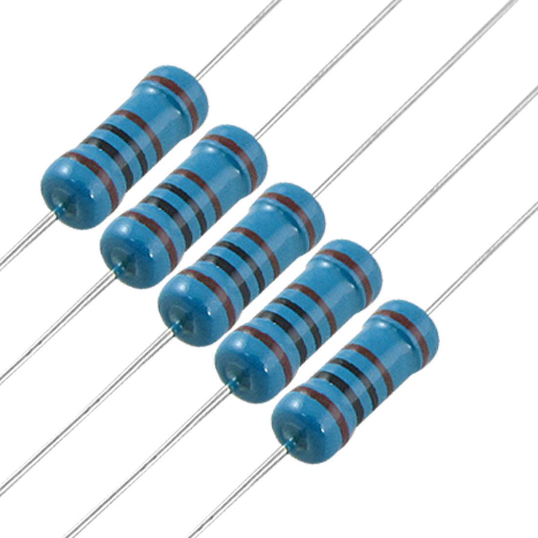 200 Pcs 1K Ohm 1W 1% Axial Metal Film Resistors 1 Watt