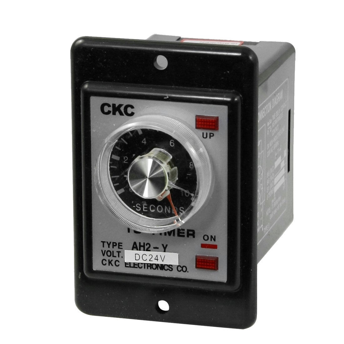 AH2-Y DC 24V 8-Pin DPDT 0-10 Seconds 10Sec Power on Delay Timer Time Relay