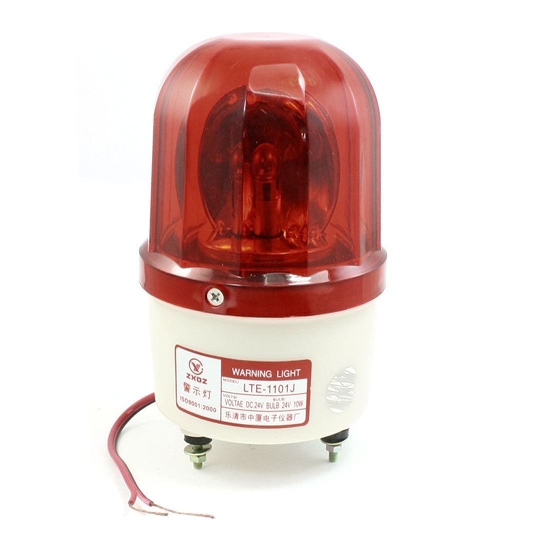 DC 24V 10W Red Rotating Flashing Light Industrial Signal Warning Lamp