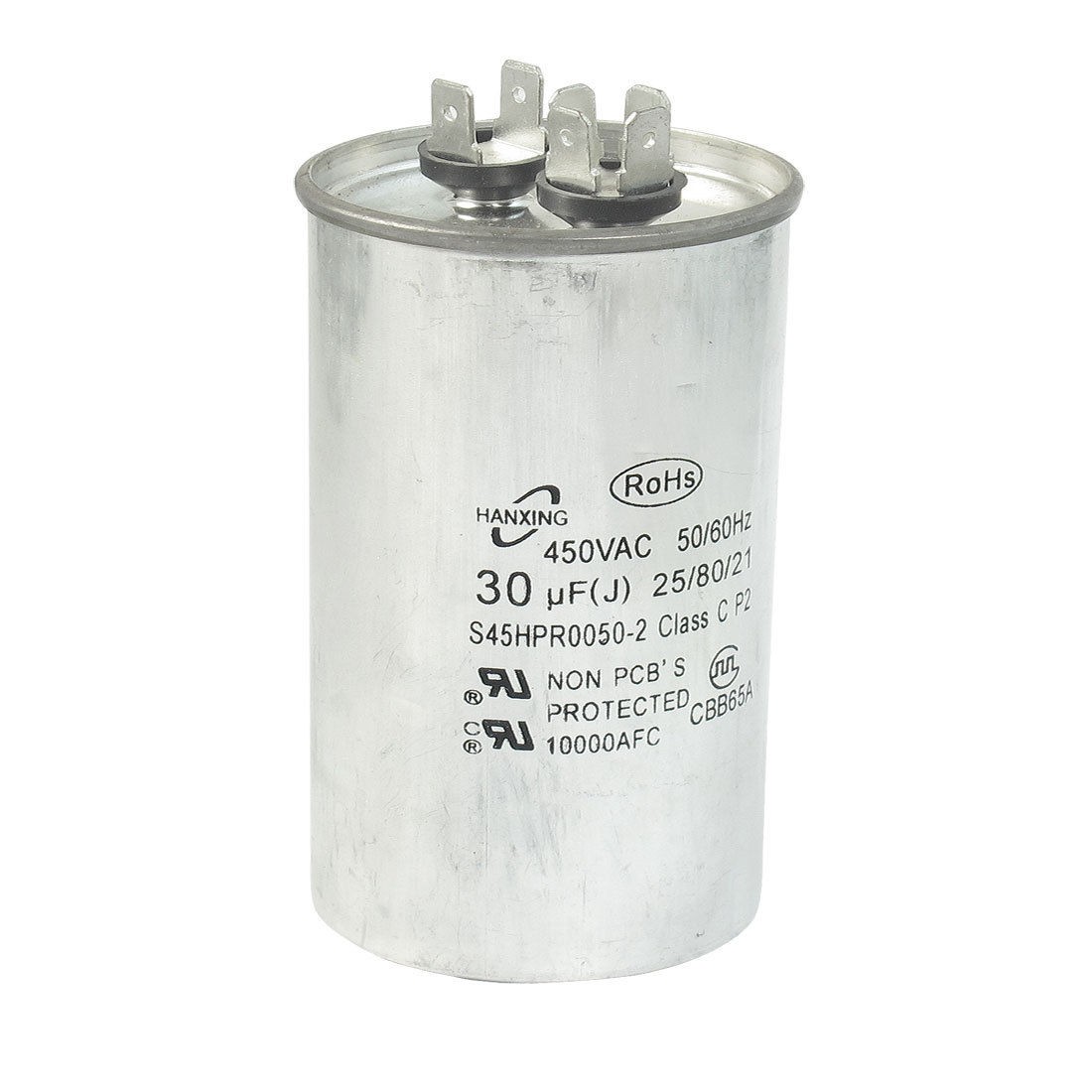CBB65A Model AC 450V 30uF Non Polar Air Conditioner Motor Capacitor