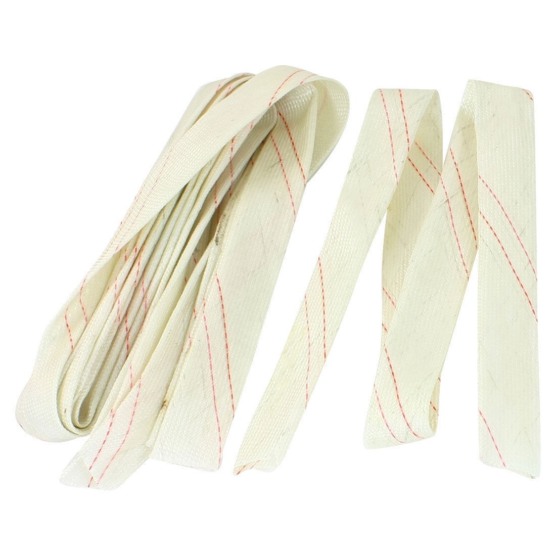 6 Pcs 80cm 20mm Dia. PVC Fiberglass Insulating Sleeving Sleeve