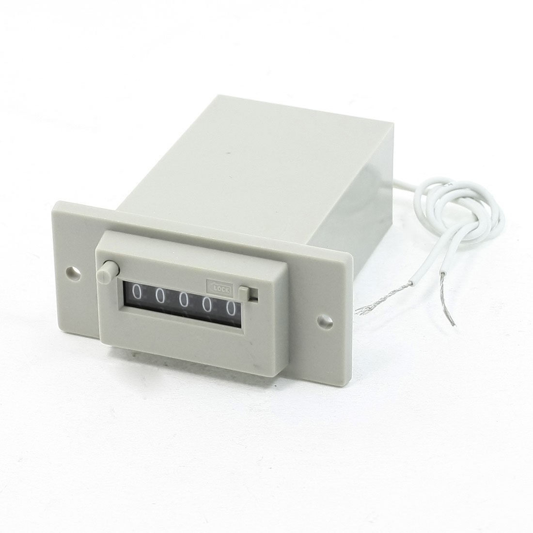 CSK5-CKW AC 220V 50/60Hz 5 Digits 2-Wire Lockable Electronmagnet<wbr/>ic Counter