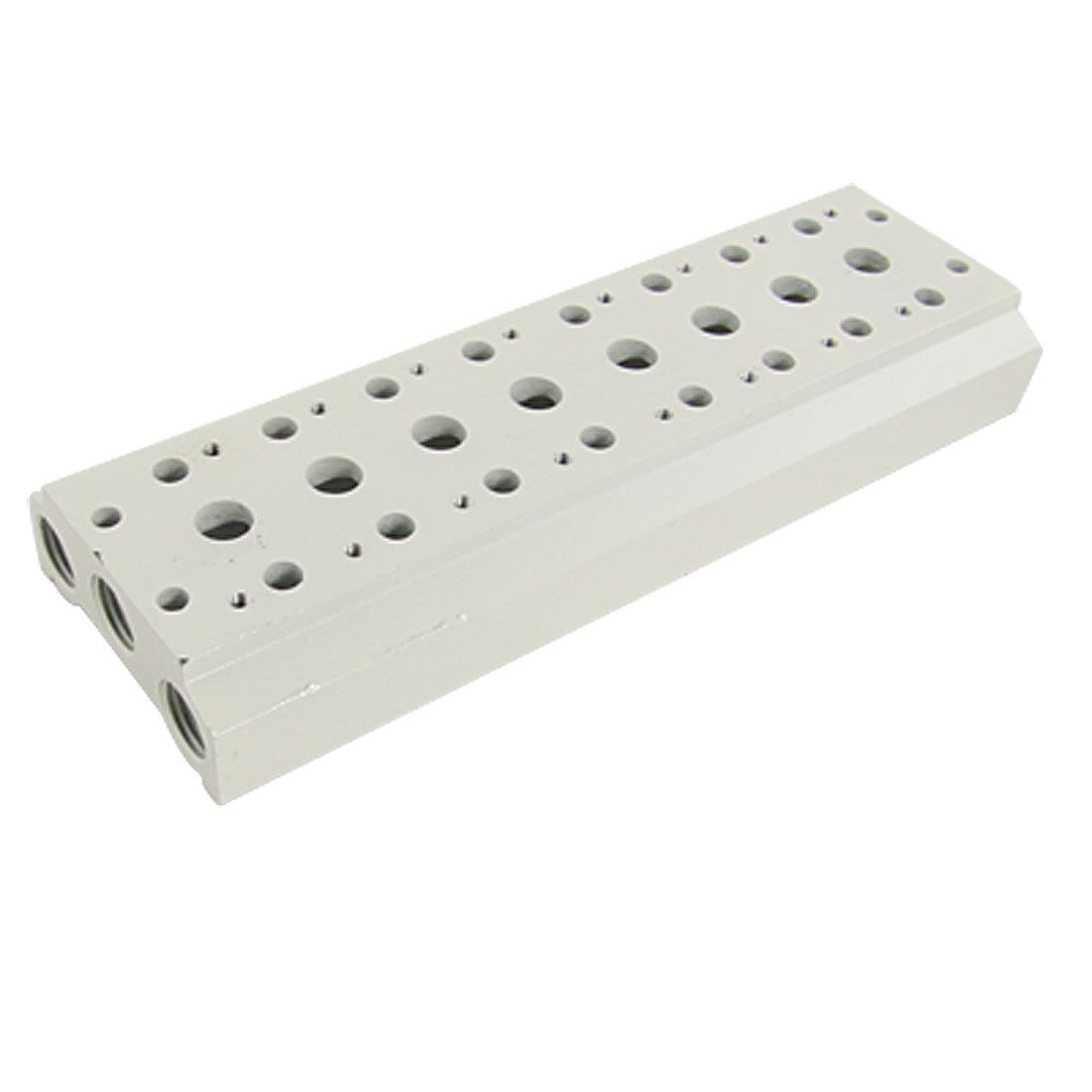 8 Stations Pneumatic Control Rectangle Ceramic Block Solenoid Valve Base