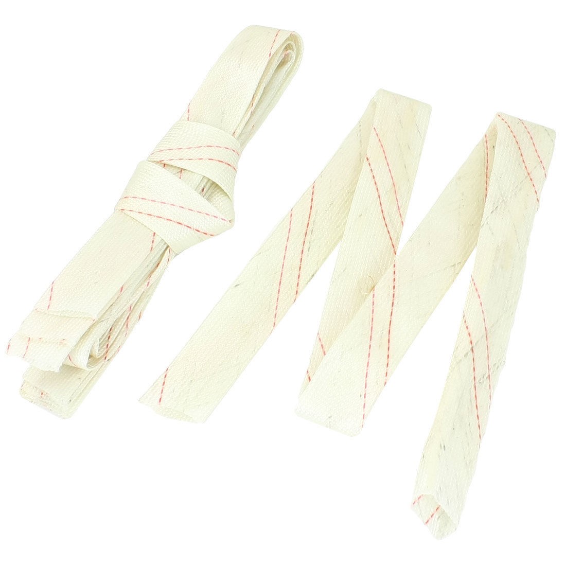 5 Pcs 33.5" 20mm Dia. PVC Fiberglass Insulating Sleeving Sleeve