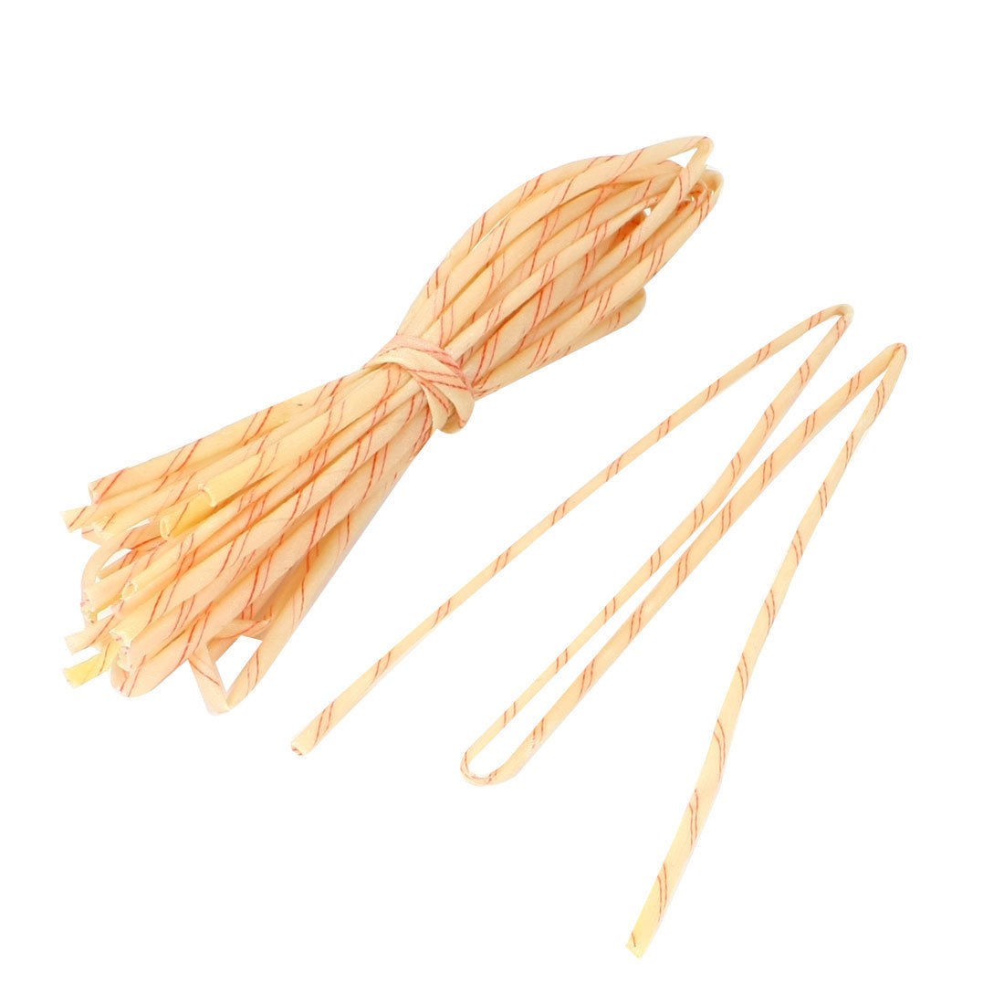 10 Pcs 93cm 4mm Dia. PVC Fiberglass Insulating Sleeving Sleeve