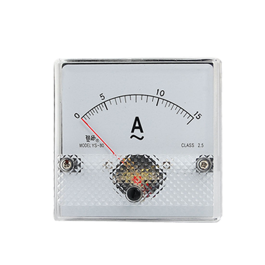 YS-80 Class 2.5 Accuracy AC 0-15A Analog Ammeter Gauge