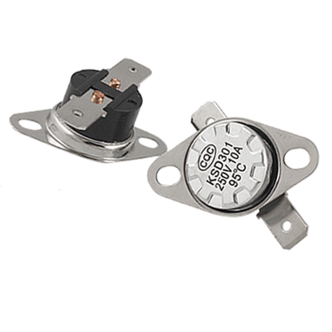 5 Pcs 250V 10A 95 Celsius N.C Temperature Control Switch Themostat KSD301